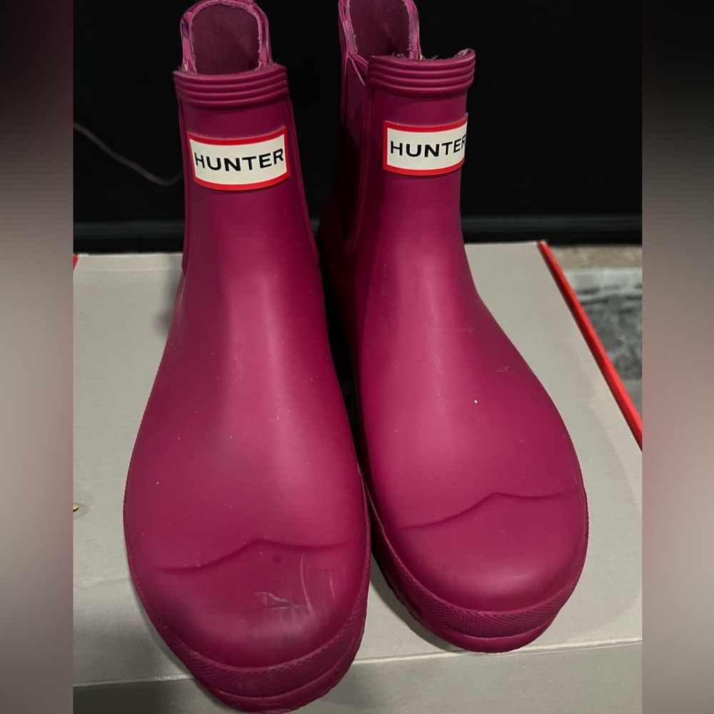Hunter rain boots size 9